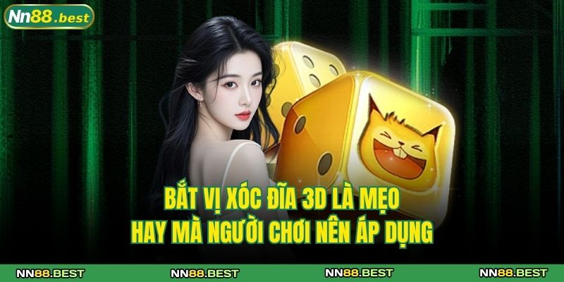 Bắt Vị Xóc Đĩa 3D Và Cẩm Nang Hướng Dẫn Chi Tiết Từ NN88 2 Bắt vị xóc đĩa 3D là mẹo hay mà người chơi nên áp dụng